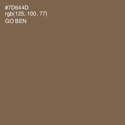 #7D644D - Go Ben Color Image