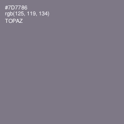 #7D7786 - Topaz Color Image