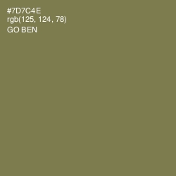 #7D7C4E - Go Ben Color Image