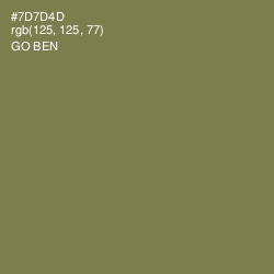 #7D7D4D - Go Ben Color Image