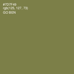 #7D7F49 - Go Ben Color Image