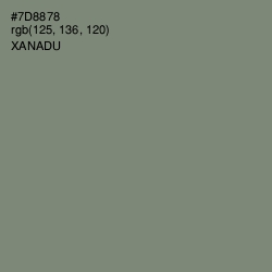 #7D8878 - Xanadu Color Image