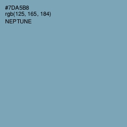 #7DA5B8 - Neptune Color Image