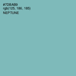 #7DBAB9 - Neptune Color Image