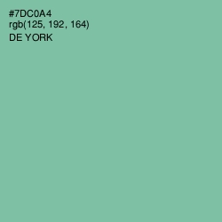 #7DC0A4 - De York Color Image