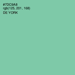 #7DC9A8 - De York Color Image