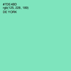 #7DE4BD - De York Color Image