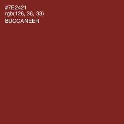 #7E2421 - Buccaneer Color Image