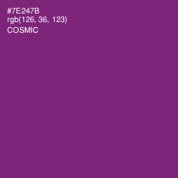 #7E247B - Cosmic Color Image
