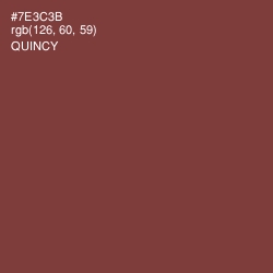 #7E3C3B - Quincy Color Image