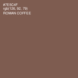 #7E5C4F - Roman Coffee Color Image