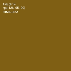 #7E5F14 - Himalaya Color Image