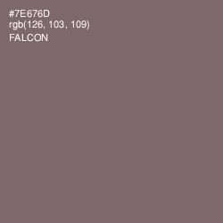 #7E676D - Falcon Color Image