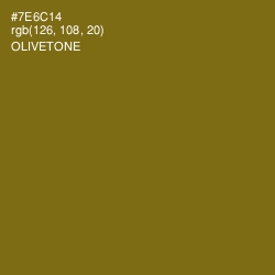#7E6C14 - Olivetone Color Image