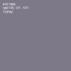 #7E7989 - Topaz Color Image