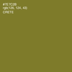 #7E7C2B - Crete Color Image
