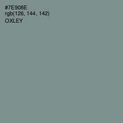 #7E908E - Oxley Color Image