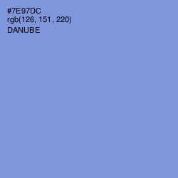 #7E97DC - Danube Color Image