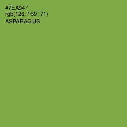 #7EA947 - Asparagus Color Image