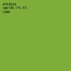#7EAE39 - Lima Color Image