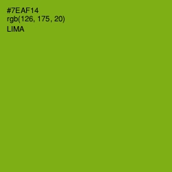 #7EAF14 - Lima Color Image