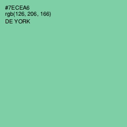 #7ECEA6 - De York Color Image