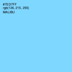 #7ED7FF - Malibu Color Image