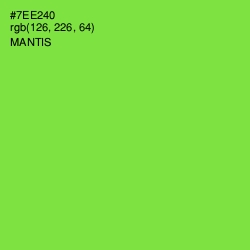 #7EE240 - Mantis Color Image