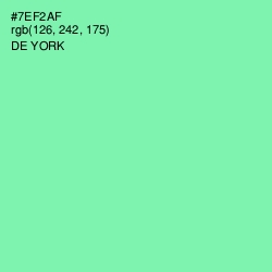 #7EF2AF - De York Color Image