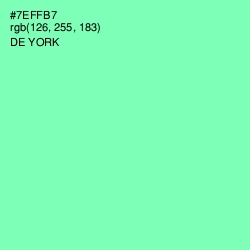 #7EFFB7 - De York Color Image