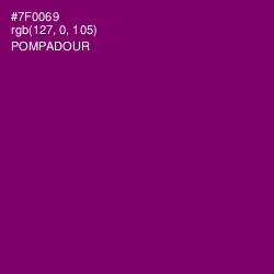 #7F0069 - Pompadour Color Image