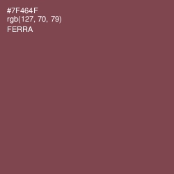 #7F464F - Ferra Color Image