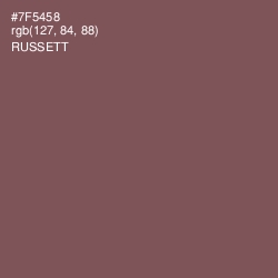 #7F5458 - Russett Color Image