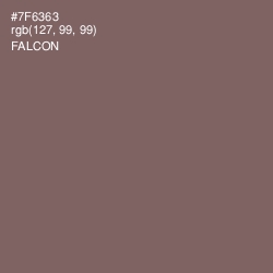 #7F6363 - Falcon Color Image