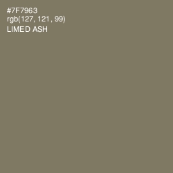 #7F7963 - Limed Ash Color Image