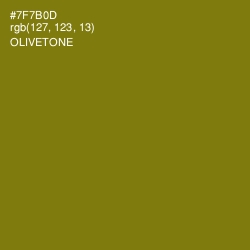 #7F7B0D - Olivetone Color Image
