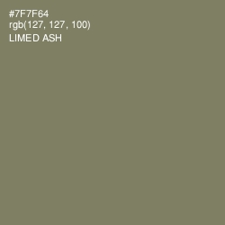 #7F7F64 - Limed Ash Color Image