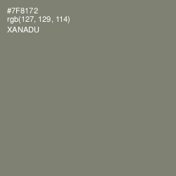 #7F8172 - Xanadu Color Image