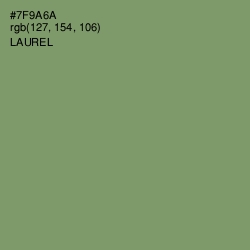 #7F9A6A - Laurel Color Image