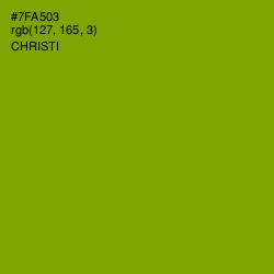#7FA503 - Christi Color Image