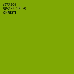 #7FA804 - Christi Color Image
