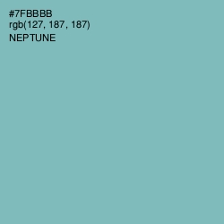 #7FBBBB - Neptune Color Image