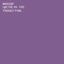 #805E8F - Trendy Pink Color Image