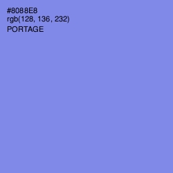 #8088E8 - Portage Color Image