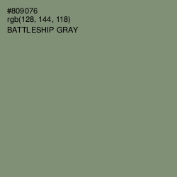 #809076 - Battleship Gray Color Image