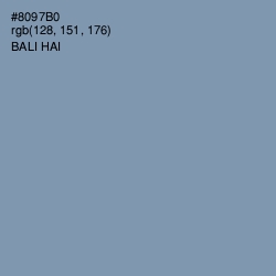 #8097B0 - Bali Hai Color Image