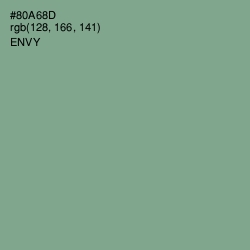 #80A68D - Envy Color Image