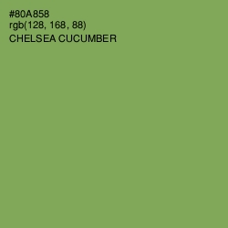 #80A858 - Chelsea Cucumber Color Image
