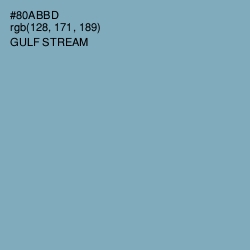 #80ABBD - Gulf Stream Color Image