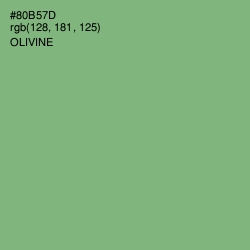 #80B57D - Olivine Color Image